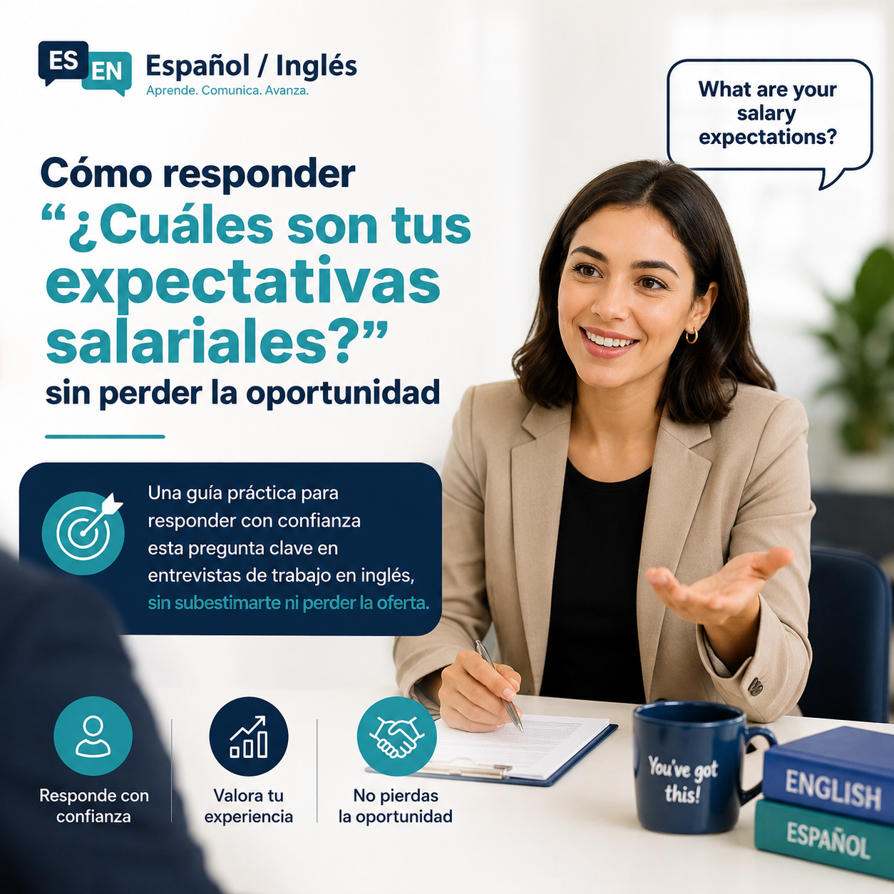 Cómo responder "¿Cuáles son tus expectativas salariales?" sin perder la oportunidad